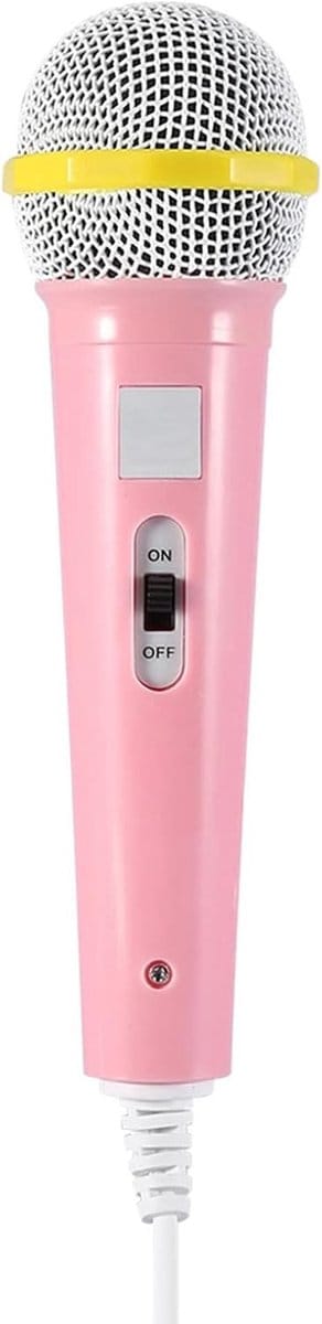 Kindermicrofoon Speelgoed - Muziek Microfoon - Verhalen Vertellen - Vroege Educatie - 23 x 7 x 5 cm - Roze