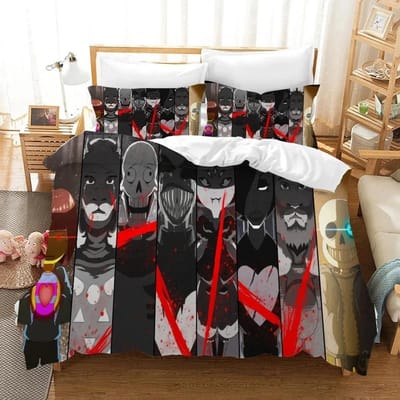 3D Geprint Undertale Game Frisk Sans Papyrus Beddengoedset Jongens Meisjes Eenpersoons Tweepersoons Maat Dekbedovertrek Kussensloop Bed Kinderen Volwassenen EU King 240x220cm