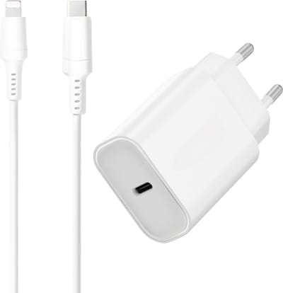 Usb C Oplader 20w + Lightning Kabel 2M - Snellader geschikt voor iPhone 14 /13 / 12 / 11/ X / Pro / Max / Plus / Mini