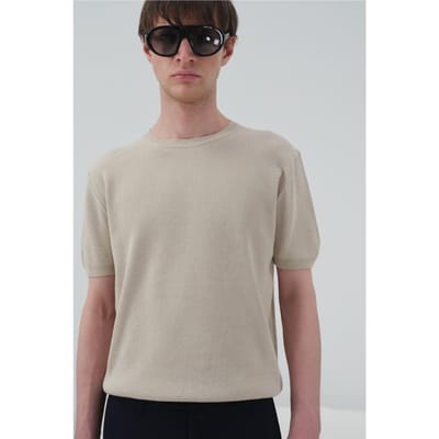 Heren Katoenen Ronde Hals T-Shirt