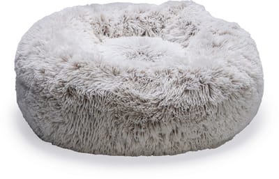 Beeztees Siba - Orthopedische Hondenmand - Donut Hondenmand - Fluffy - Beige - 60x60x25 cm