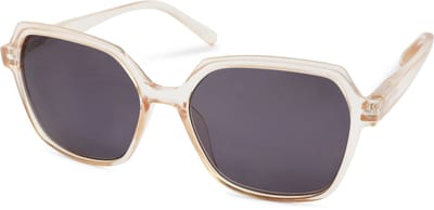 Vista Bonita MIRA – Zonneleesbril UV400 – Sterkte +0.50 – Kleur Soft Skin – Oversized model - lichtgewicht montuur – Goede pasvorm – Met flexveren - Inclusief etui en doekje