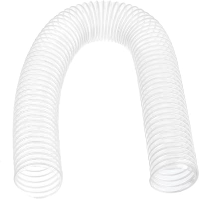 Flexibele PVC Afzuigslang - 65mm Diameter en 1 Meter Lengte voor Werkplaats