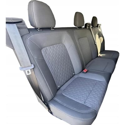 Ford Transit Custom vanaf 2024 - Autostoelhoezen - 6-zits (2+1+3) - Maatwerk - Zonder Tafel/Armsteun - Jacquard T06