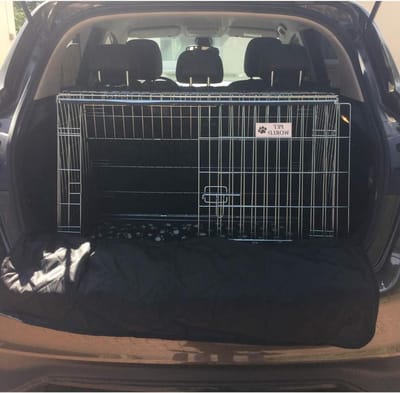 Autohondenkooi - Reiskooi Hond Transportbox - Veilig Vervoer - Speciaal Ontworpen - Opvouwbaar - Metaal