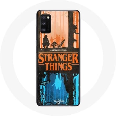 Samsung Galaxy A41 hoesje Stranger Things Friends Cover