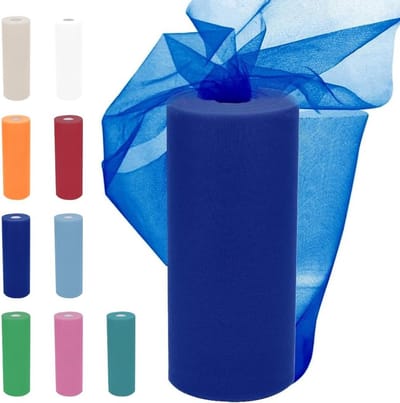 Tuleband voor Bruiloften, Feesten en DIY Decoratie - Donkerblauw, Fijne Gaas, Tutu Rok, Creatieve Knutselprojecten