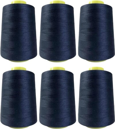 Naaigaren Spoelen - Polyester Garen - Kleding Repareren - Hoge Weerstand - 4500 Meter - Blauw