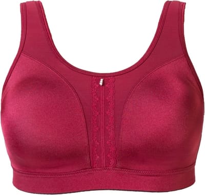 High impact Sport BH (zonder beugel) Cannes, Deep Red / Bordeaux rood, maat: 85C