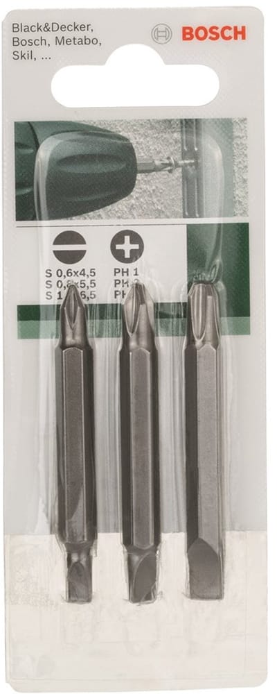 Bosch BITSSÆT DOBBELT LS 60MM 3STK GL