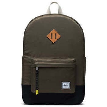 Field Trip | Heritage - Ivy Green/Light Pelican / Rugtas - schooltas / 21,5L opbergruimte / 100% gerecycleerd nylon / laptopvak / Beperkte Levenslange Garantie / Beige
