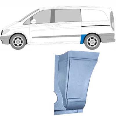Reparatiepaneel achterspatbord voor Mercedes Vito W639 2003-2014 / Links