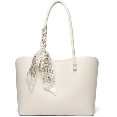 Nieuwe Mode Moeder Kind Tas Dames Handtas met Grote Capaciteit Zachte Pitot Tas Pendeltas Schoudertas Tas white