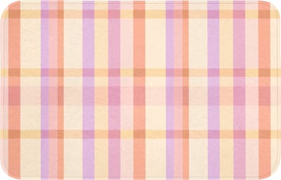 Badmat 80x50 cm - Antislip - Pastel - uitpatroon - Geometrisch - Badmatten voor badkamer - Badkamermat - Douchemat - Badkamer mat