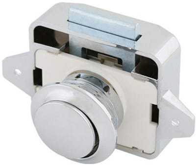 grote drukknop vangen Lock Up knop voor camper boot motorkast huis (zilver)