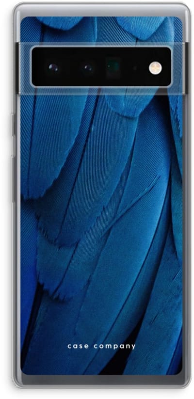 Case Company® - Hoesje geschikt voor Google Pixel 6 Pro hoesje - Pauw - Soft Cover Telefoonhoesje - Bescherming aan alle Kanten en Schermrand