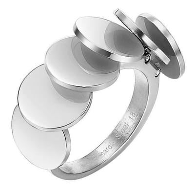 Pierre Cardin Steel - PCRG10006C170 - Ring - Roestvrij staal - zilverkleurig