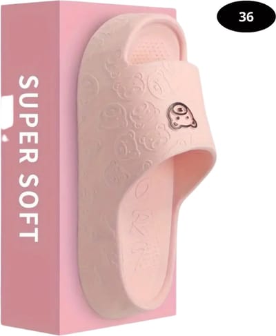 Livano Badslippers Dames & Heren - Comfortabel - Flip Flops - Sauna - Zomer - Roze - Maat 36