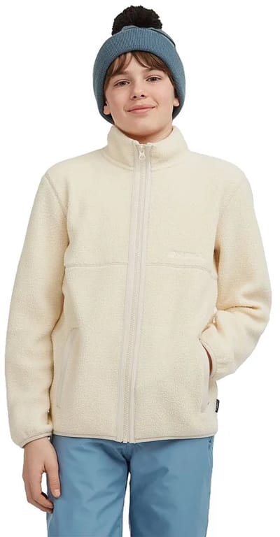 O´neill High Pile Fleece Met Volledige Rits Beige 11-12 Years Jongens