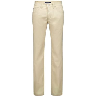 Gardeur Broek Bill-3 Texture Délavé Effect Comfort Stretch Tencel Blend Zand / male