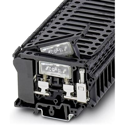 Phoenix Contact 3004265 Zekering-serieklem 10.2 mm Schroeven Zwart 50 stuk(s)