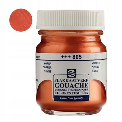 Talens Gouache Verf 805 Koper 50 ml - Extra Fijne Kwaliteit