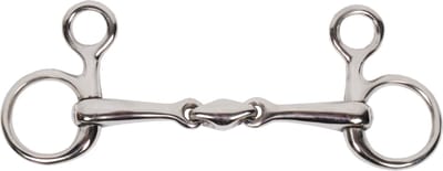 Pagony Baucher Bit Dubbel - Maat: 11,5 - Zilver - RVS