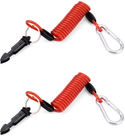 Dailygoods- Remkabel Aanhanger 1,2m Hoge Rebound - Remkabelset - Noodremkabel - Camperveiligheidsremkabel - TPU-rubber - Gevlochten staal