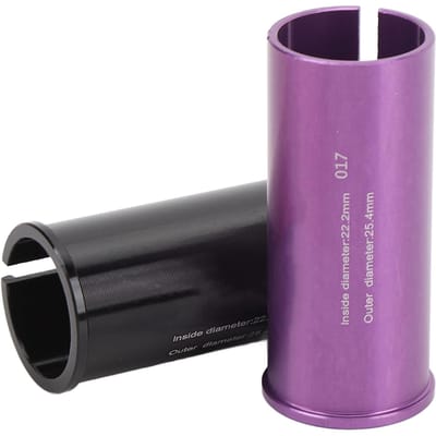 2 STUKS Zadelpen Reductie Shim Aluminiumlegering Buisadapter Variabele Diameter Huls voor Mountain en