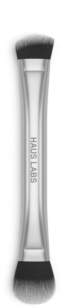 Haus Labs Dual-Ended Precision Sculpting Brush – Dubbelzijdige Contour & Blending Make-up Kwast