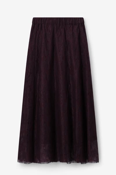 Sissy-Boy - Paarse kanten maxi rok