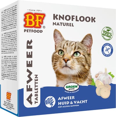 BF Petfood - Kattensnoepjes - Knoflook - Naturel - 100 st