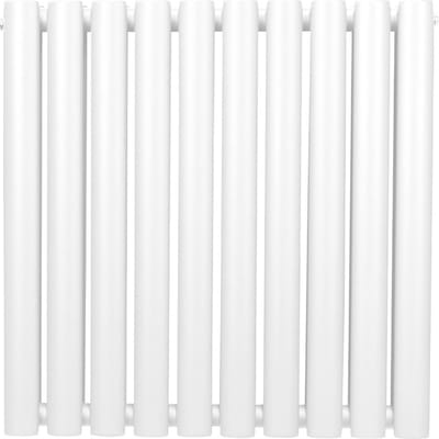 Ovale kolomradiator - wit - 600mm x 600mm - 10 kolommen