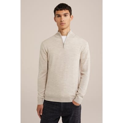 WE Fashion Halfway Zipper Beige Taglia: XXL | Maglioni a maglia Outlet | Uomo | Marrone