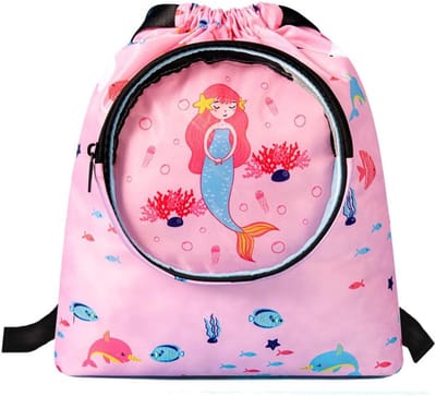 Waterdichte Zwemtas met Trekkoord voor Kinderen - Ideaal voor Zwemkleding en Handdoek