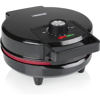 Princess Wafelijzer Hartvormige Wafels - Zwart - ⌀19 cm - 1200W