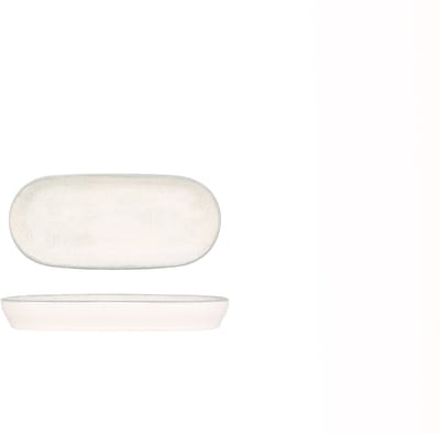 Kütahya Porselen Serveerschaal - Salda - Porselein - 16x8 cm (75cc) - set van 2