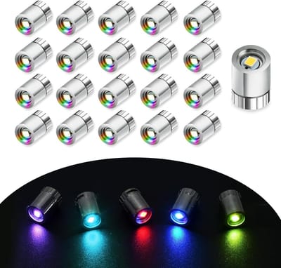 Mini LED Verlichting Set voor Poppenhuizen en Knutselprojecten - Kleurrijk Knipperend Licht