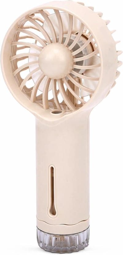Handige Ventilator - Nevel Fan - Persoonlijke Koeling - 3 Snelheden Instelbaar - 175 cm - Beige