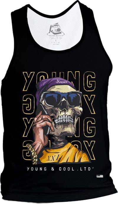 Miami Beach | Mouwloos T-shirt | Tanktops | Singlet | Climacontrol |361 | Maat S