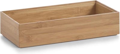 Zeller Bamboe Organizer Box 30x15x7 cm - Stijlvolle Opbergoplossing