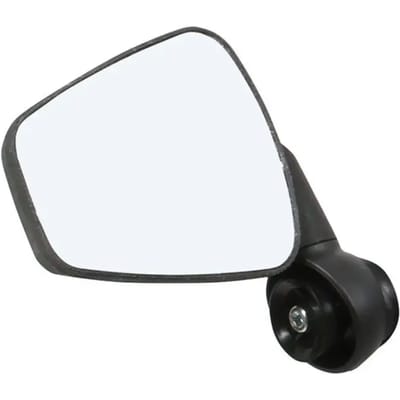 Zefal Dooback 2 Fietsspiegel – Links – Compatibel met E bikes – Groote 56 cm² - Inklapbaar – 8 Instellingsnokken - Zwart