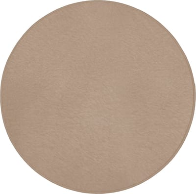 Badmat rond 70x70 cm - Antislip - Bakery brown - Interieur - Aardetinten - Badmatten voor badkamer - Badkamermat - Douchemat - Ronde badkamer mat