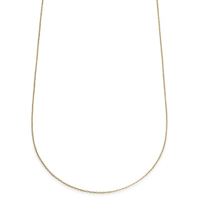 Essentials | 1 mm Goudkleurige Ketting met Slangenschakels