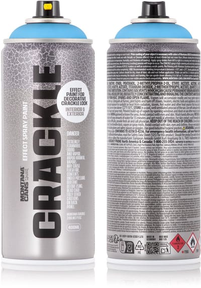 Montana CRACKLE Verf Blue Denim Spuitbus 400ml