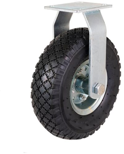 Bokwiel met luchtband 3.00-4 - 100 kg - totale hoogte: 300 mm