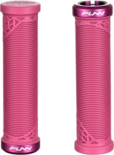Fiets handvatten - Handgrepen MTB - Jongeren fietsen - Single lock-on klem - 19 mm binnendiameter - Roze