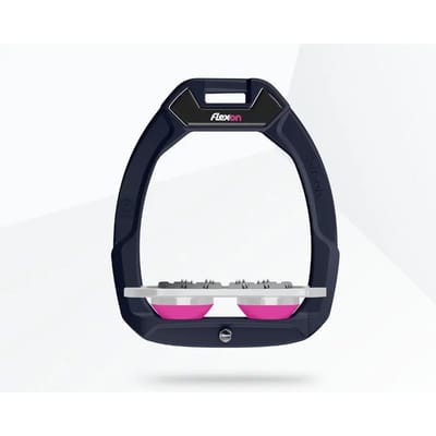 Veiligheidseisen voor paardrijden Plat Grip Groen/Grijs/Roze Flex-On Safe-On
