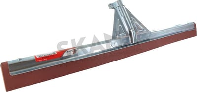 LUVA Vloertrekker, metaal versterkt, natuur zwart, waterkeerrand, oliebestendig. Breedte 55 cm. Ø 23 mm