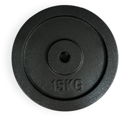Padisport Halterschijf 15 Kg - Gewichten Schijven - Gewichten 15kg - Halterschijven 30 Mm - Gewicht Schijven - Gewicht Platen - Halterschijf 15 Kg - Gewichtschijven